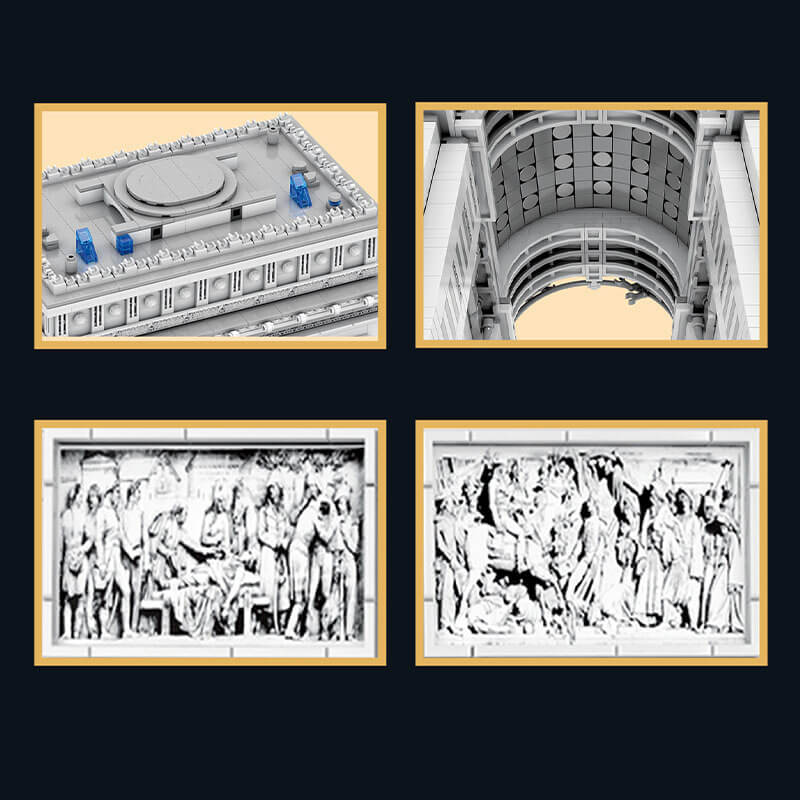 Arc de Triomphe - Building Set | Power Brickz
