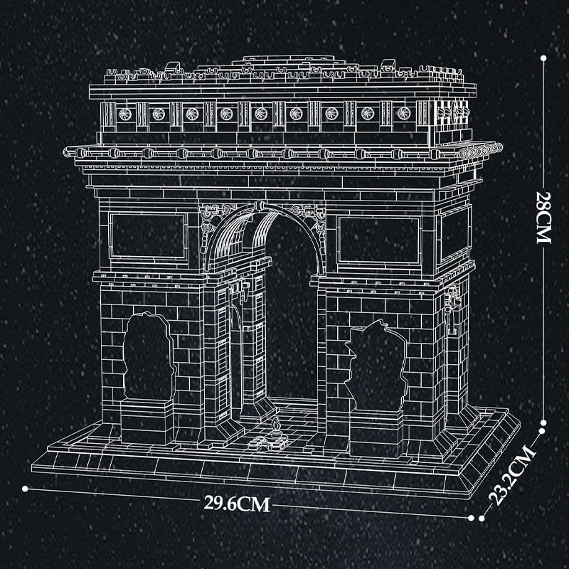 Arc de Triomphe - Building Set | Power Brickz