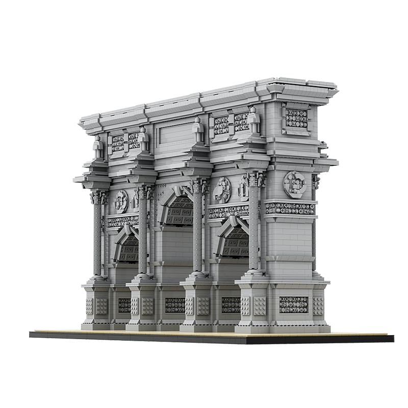 The Ultimate Arc de Triomphe du Carrousel - Building Set | Power Brickz