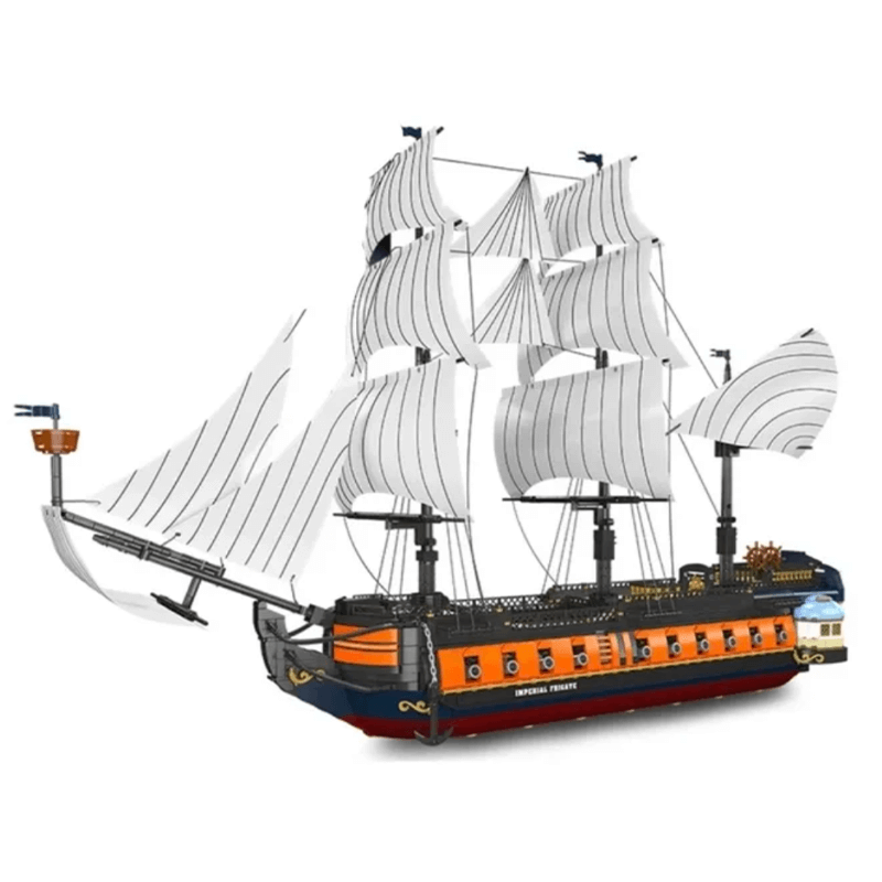 Classic Sailing Ship Explorer - Building Set | Power Brickz