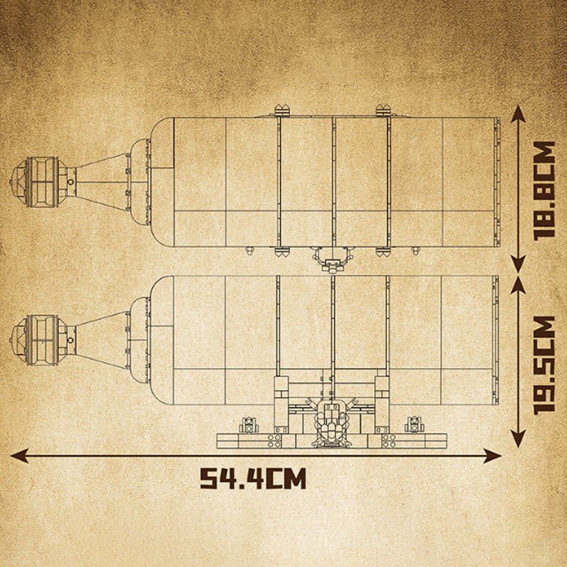 The Ultimate Ship In A Bottle - Building Set | Power Brickz