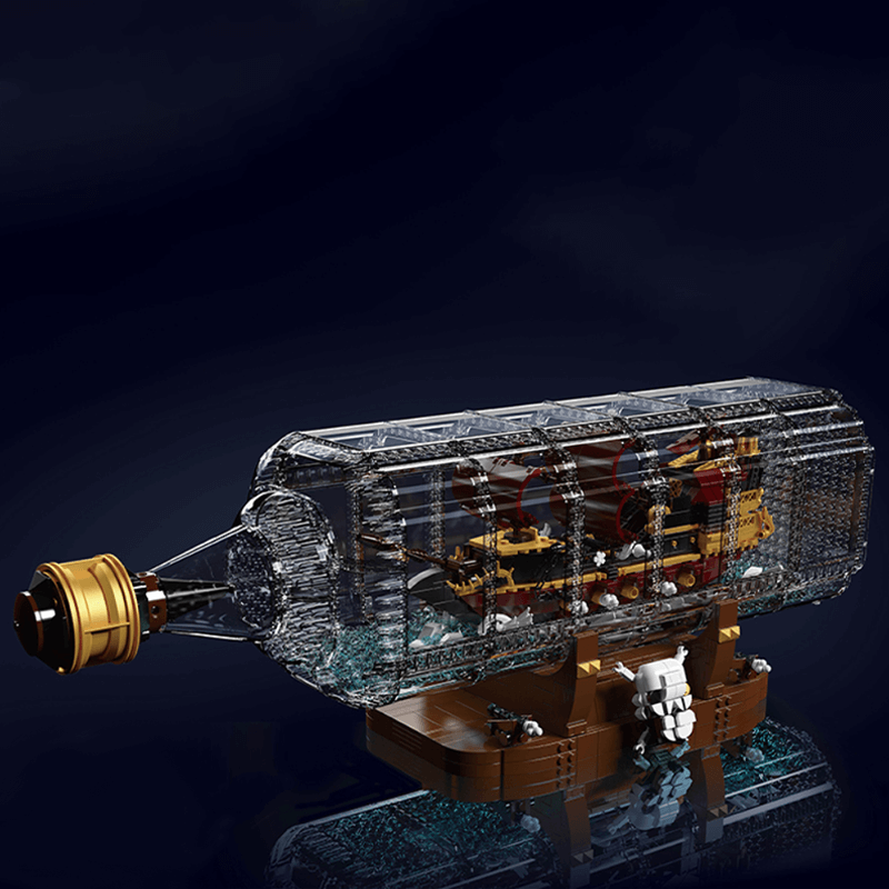 The Ultimate Ship In A Bottle - Building Set | Power Brickz