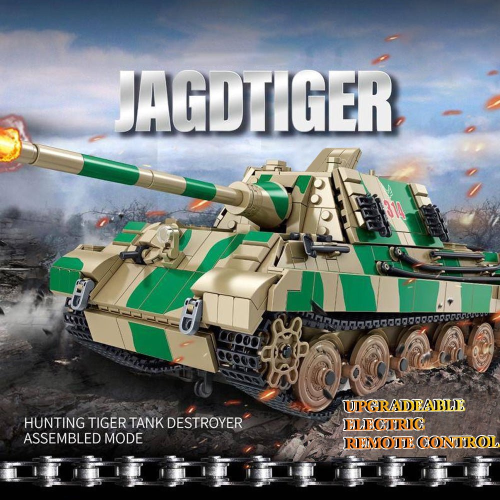 Tiger Heavy Armored Tank - Building Set | Power Brickz