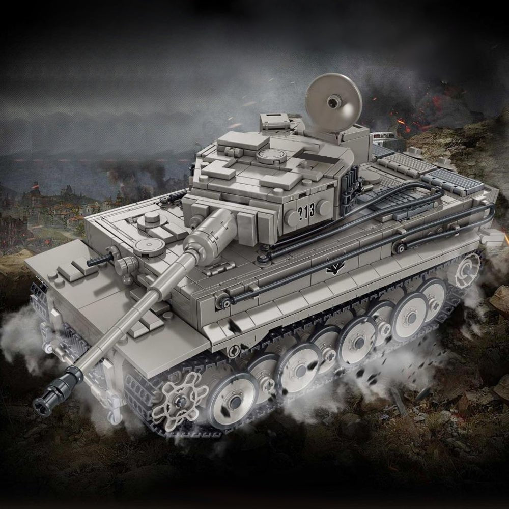 Tiger Heavy Tank - Building Set | Power Brickz