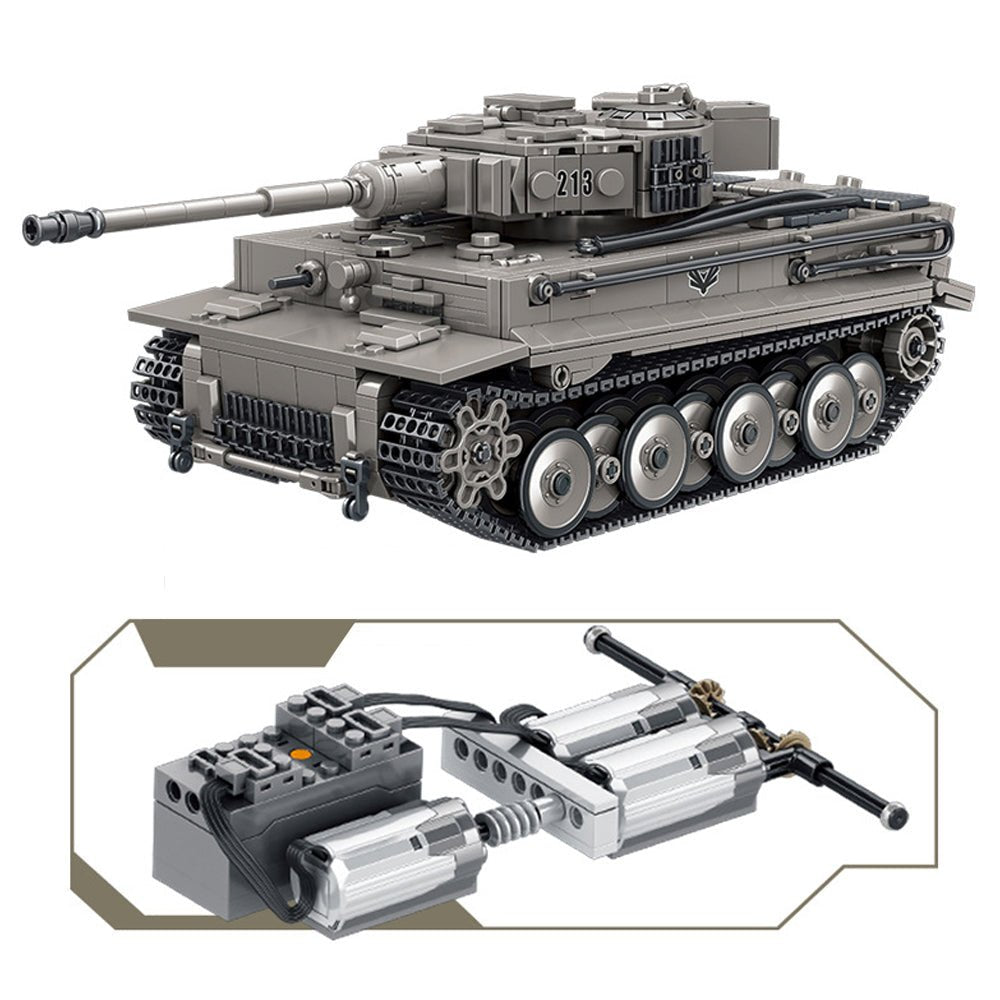 Tiger Heavy Tank - Building Set | Power Brickz