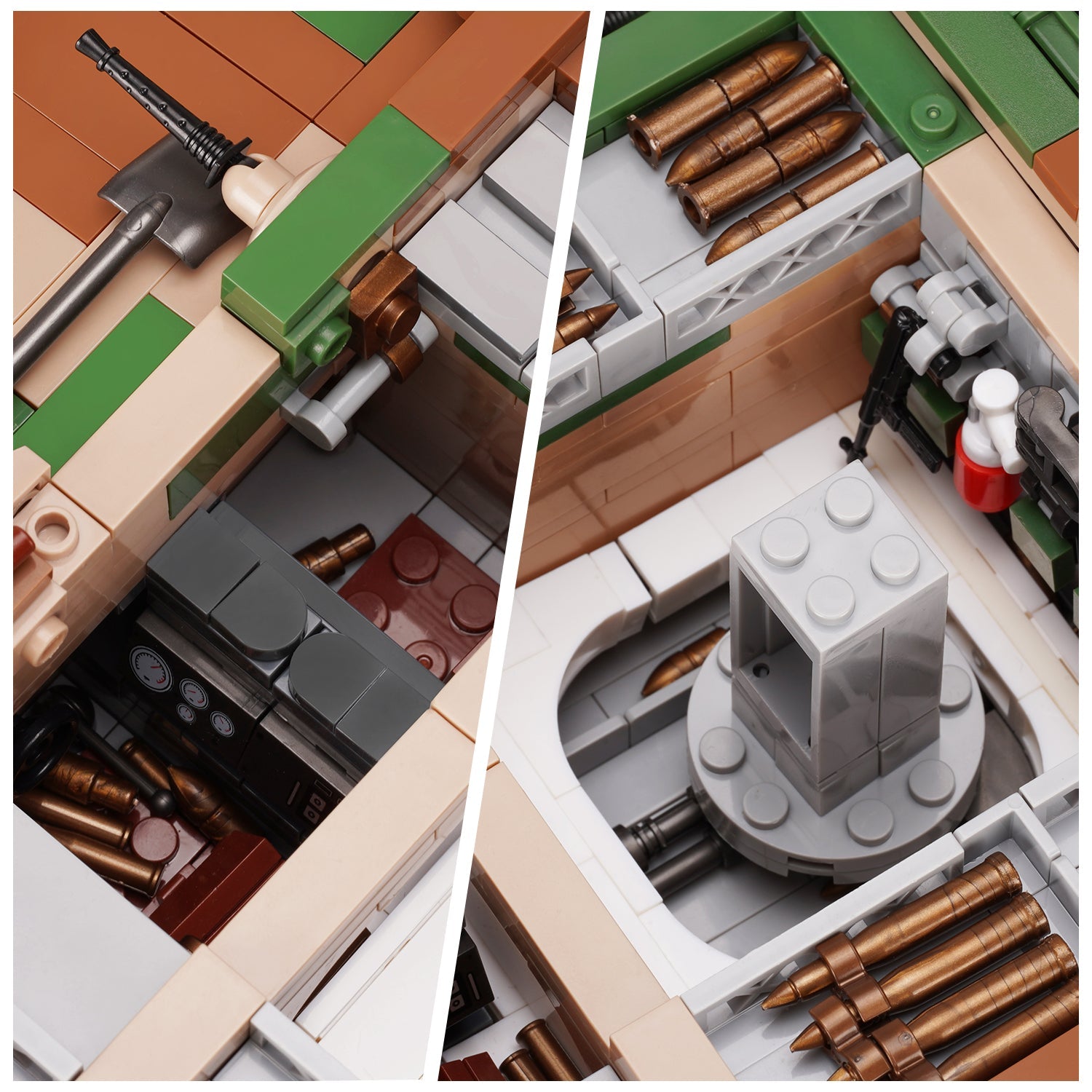 Tiger I Tank - Building Set | Power Brickz