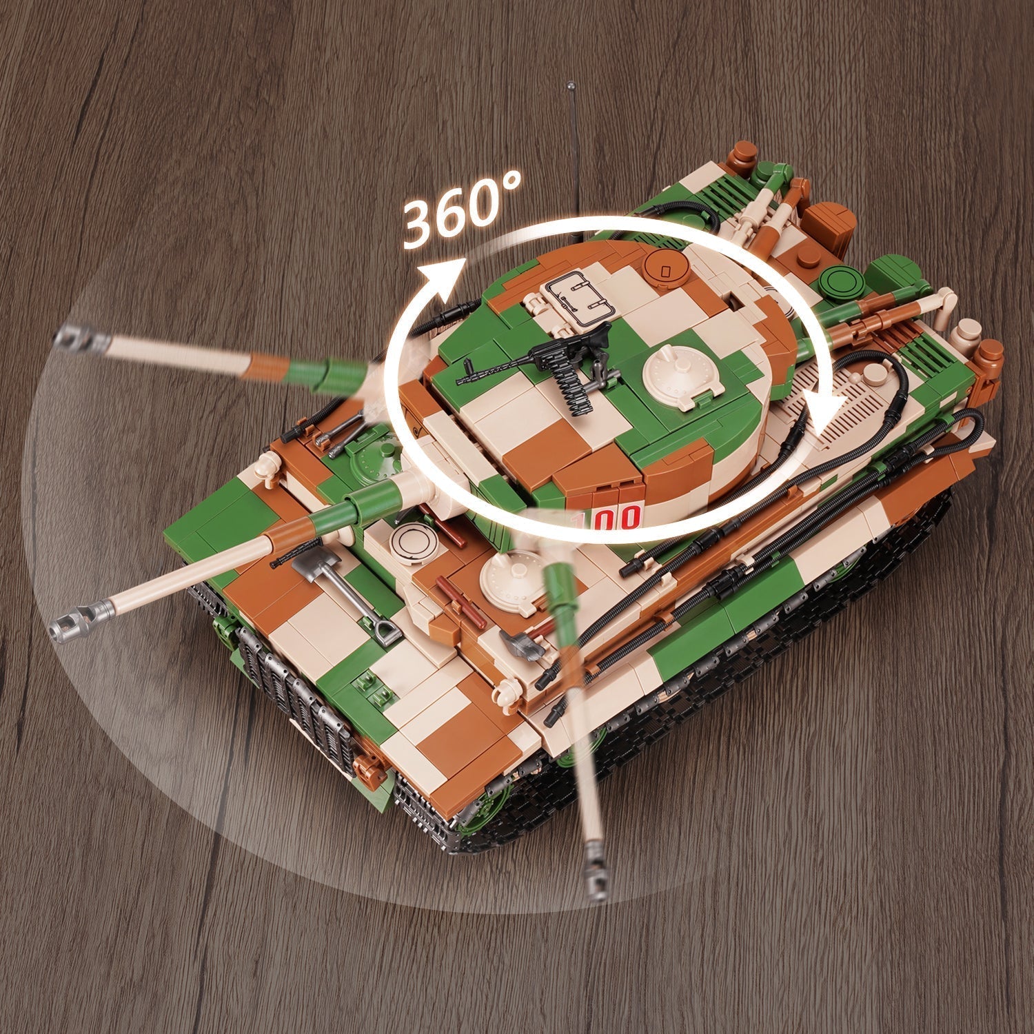 Tiger I Tank - Building Set | Power Brickz