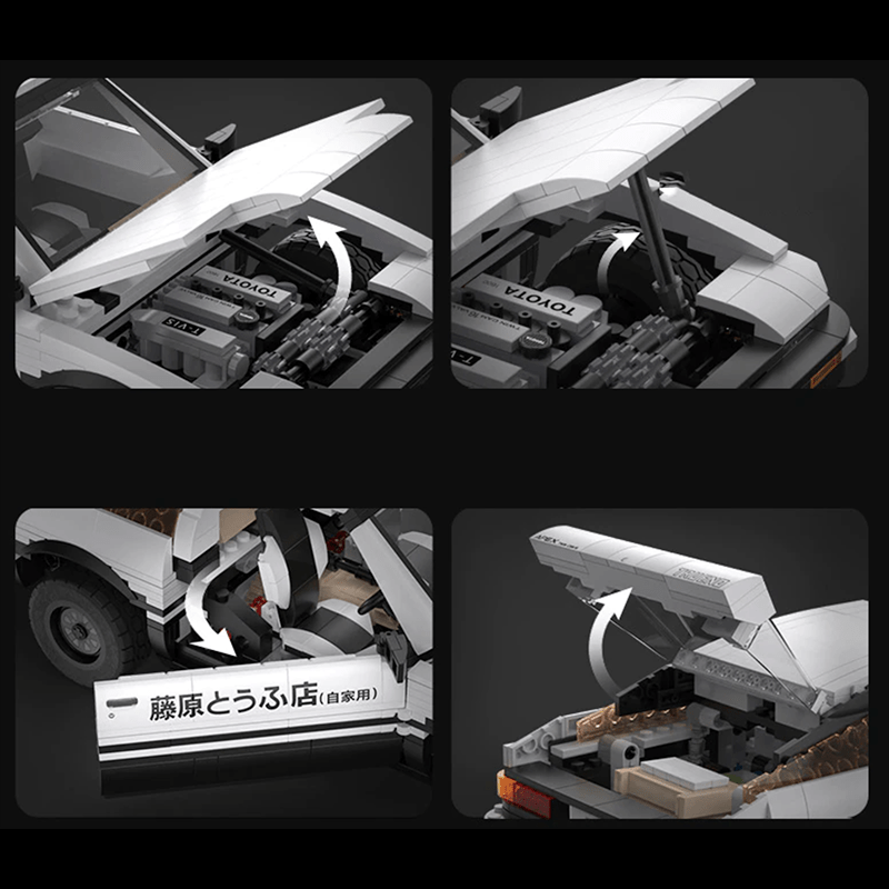 Toyota ATrueno JDM Drift - Building Blocks Set | Power Brickz