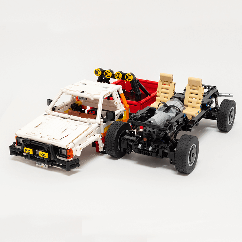 Racing Pickup Hilux SR5 Tribute Edition - Building Blocks Set | Power Brickz