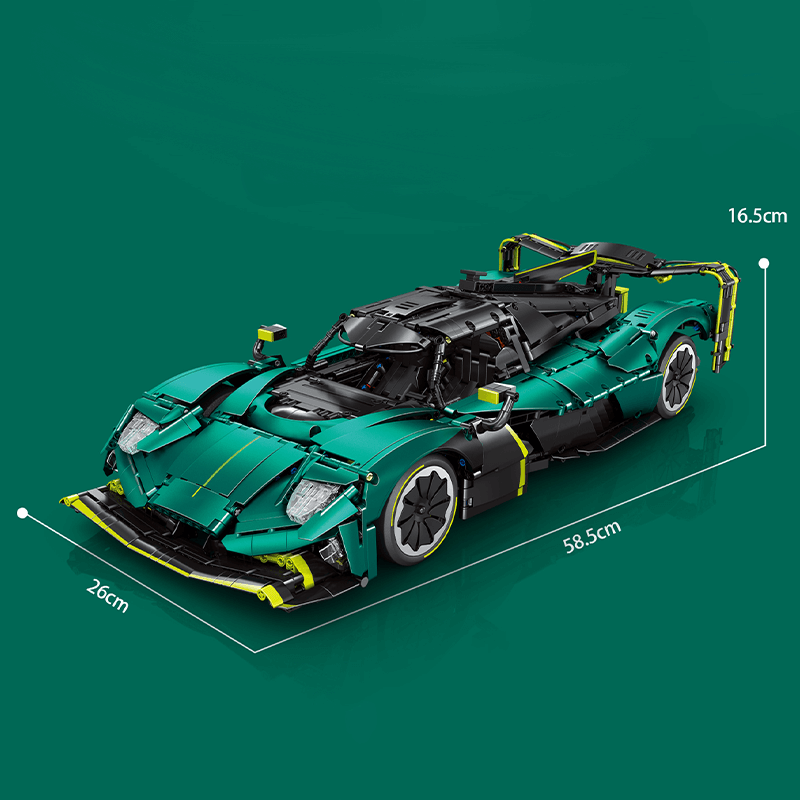 Valkyrie LM VHybrid Hypercar - Building Blocks Set | Power Brickz