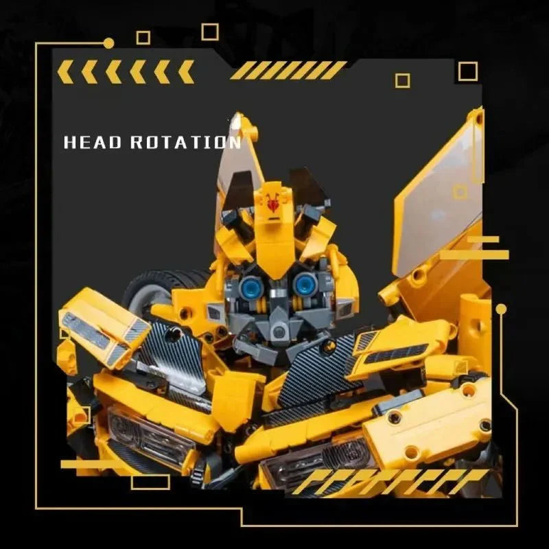 Transformation DJ Rambo Man Mech Robot Bricks Toy - Building Set | Power Brickz