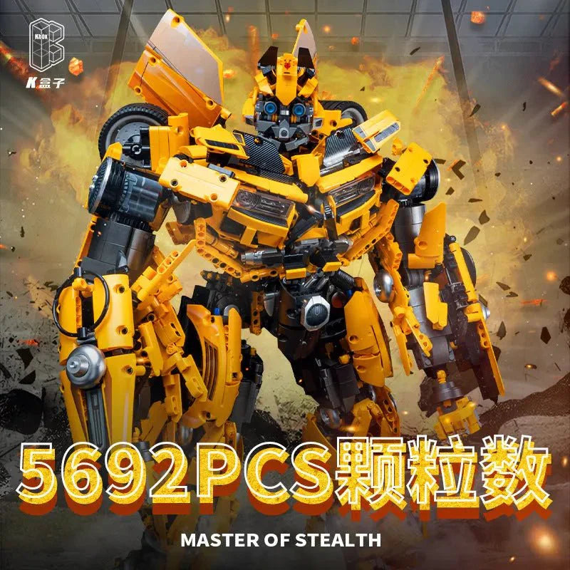 Transformation DJ Rambo Man Mech Robot Bricks Toy - Building Set | Power Brickz