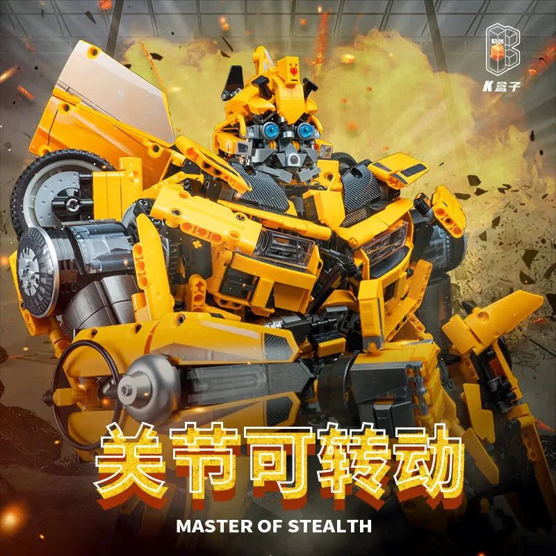 Transformation DJ Rambo Man Mech Robot Bricks Toy - Building Set | Power Brickz