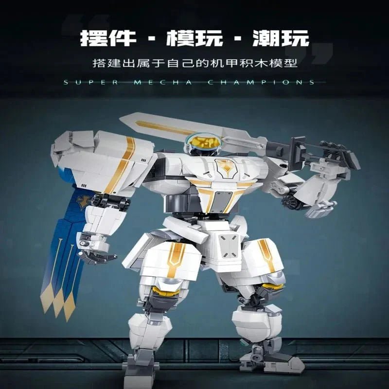 Transformed Super Mecha Arthur Robot Warrior Bricks Toy | 660pcs - Power Brickz