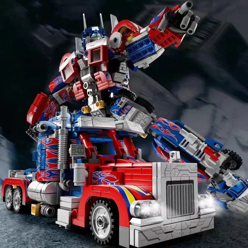 Transformer Optimus Prime Robot - Building Set | Power Brickz