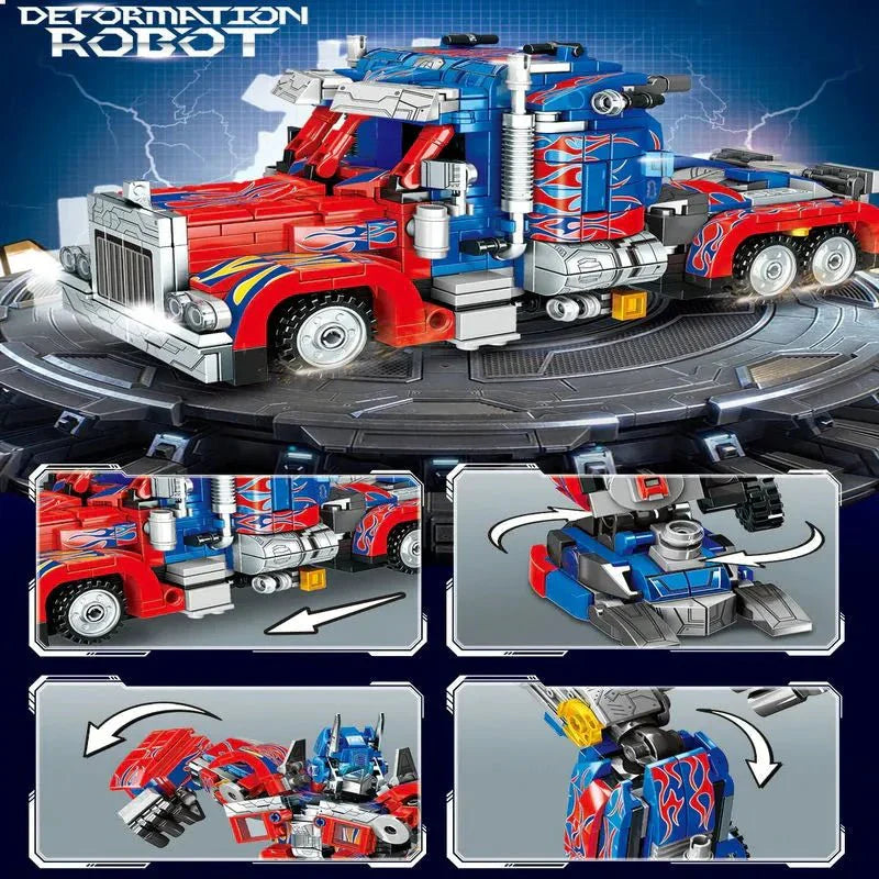 Transformer Optimus Prime Robot - Building Set | Power Brickz