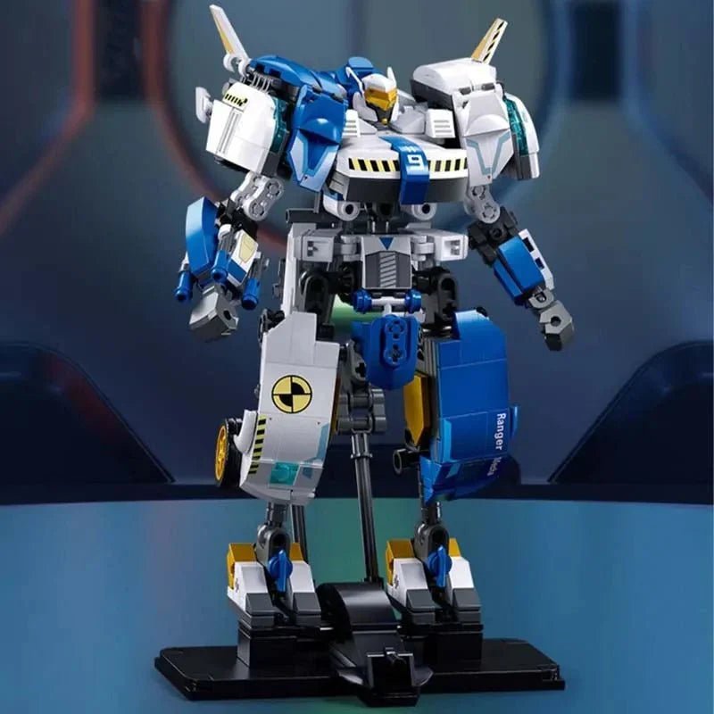 Transformer Safety Pioneer Mecha Warrior Bricks Toy | 524pcs - Power Brickz