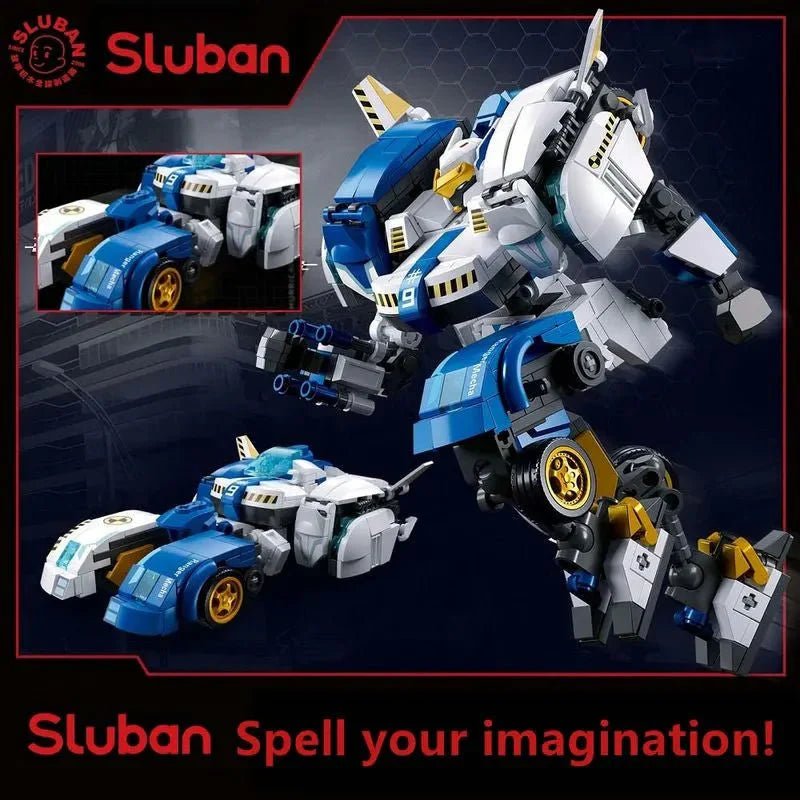 Transformer Safety Pioneer Mecha Warrior Bricks Toy | 524pcs - Power Brickz