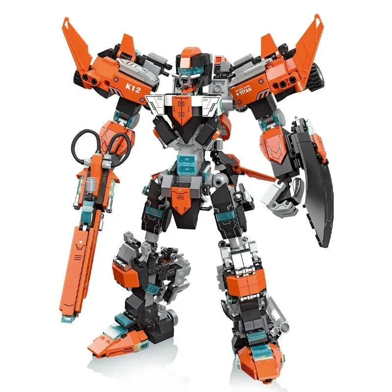 Transformer Titan Knight Mecha Robot Warrior - Building Set | Power Brickz