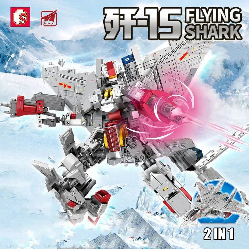 Transformers Robot Fighter Jet | 1232pcs - Power Brickz