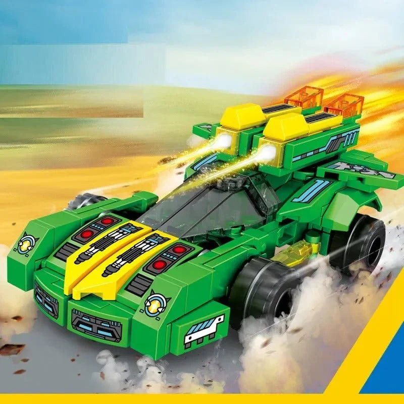 Transforming Flaming War Mecha Robot | 717pcs - Power Brickz