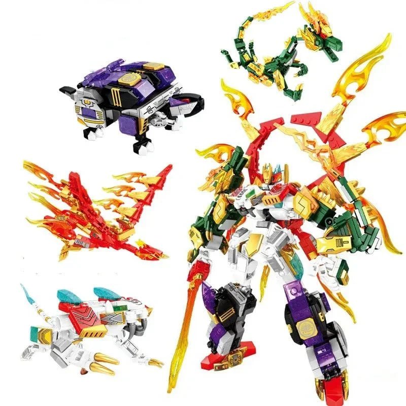 Transforming Mecha Of Steel Robot Bricks Toy | 861pcs - Power Brickz