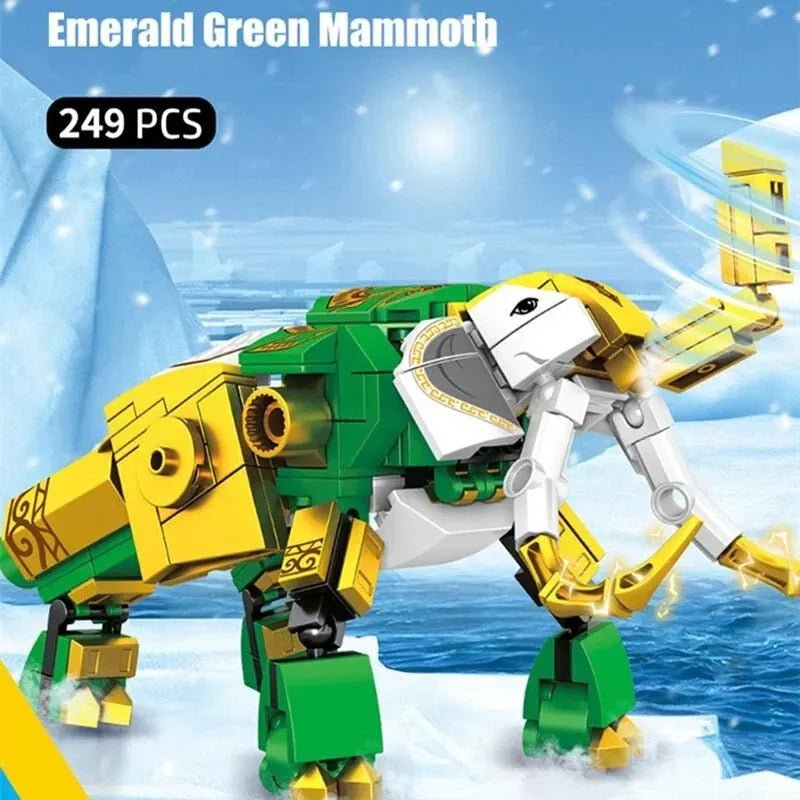 Transforming Mecha Robot Therion Totems Bricks Toy | 868pcs - Power Brickz