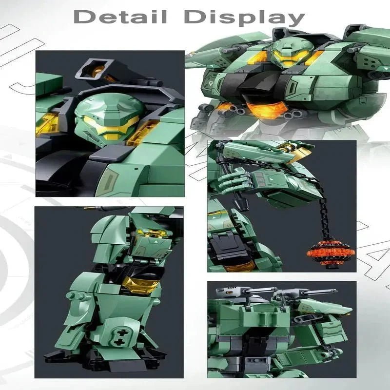 Transforming Mecha Robot Warrior Leader Bricks Toy | 542pcs - Power Brickz