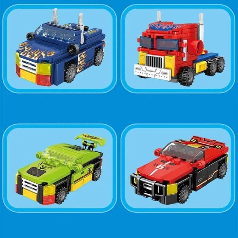 Transforming Super Commander Car Robot Bricks Kids Toys | 766pcs - Power Brickz