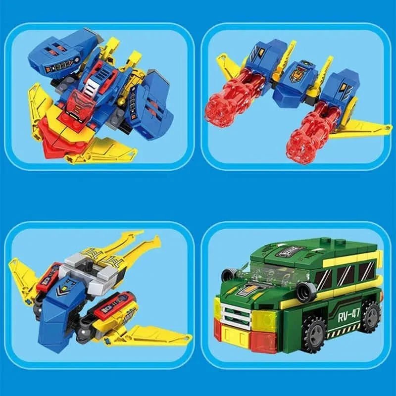 Transforming Super Commander Car Robot Bricks Kids Toys | 766pcs - Power Brickz