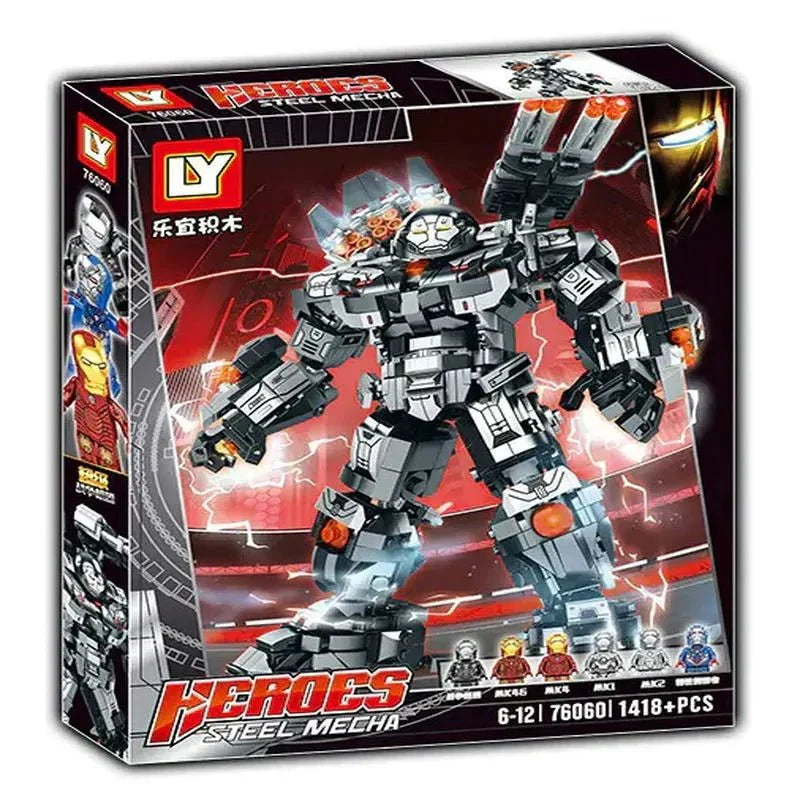 Transforming Super Heroes Steel Mecha Robot Bricks Toy - Building Set | Power Brickz