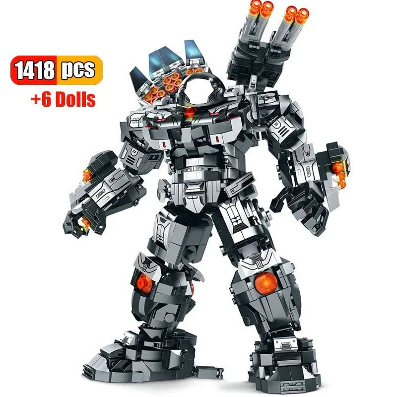 Transforming Super Heroes Steel Mecha Robot Bricks Toy - Building Set | Power Brickz