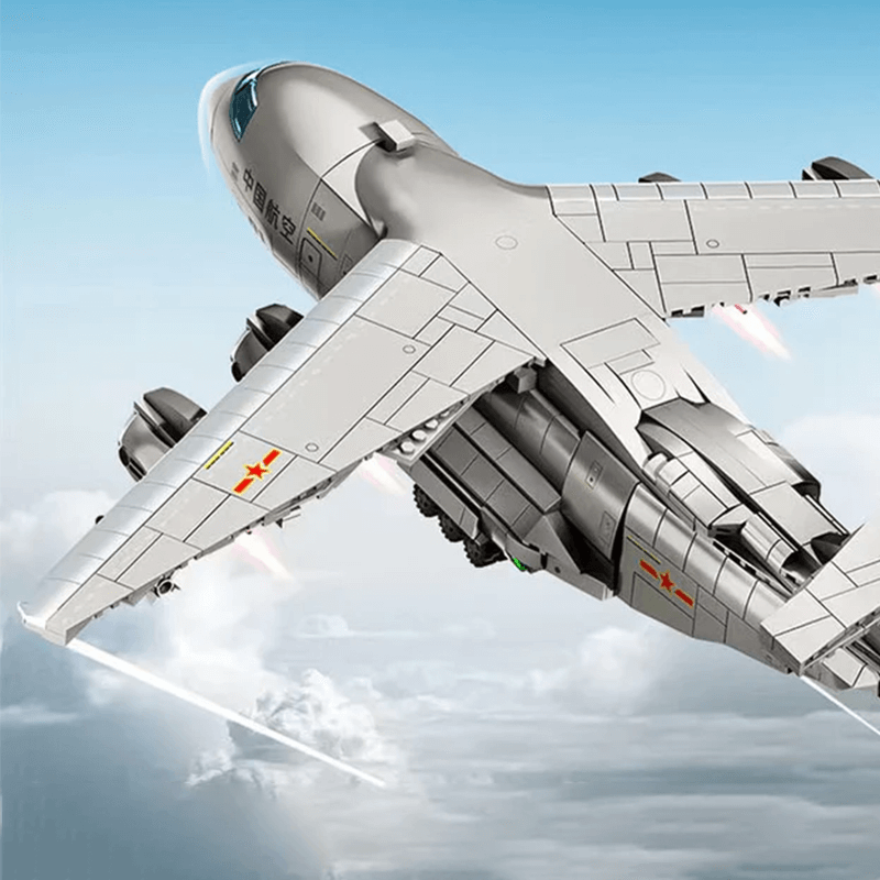 Transport Aircraft - Building Set | Power Brickz