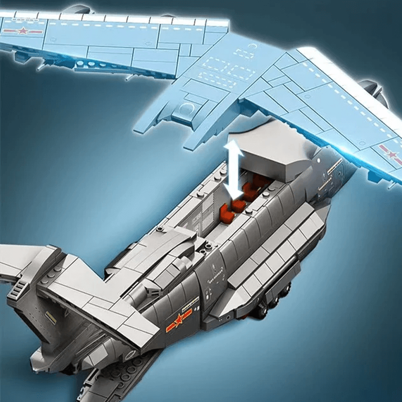 Transport Aircraft - Building Set | Power Brickz