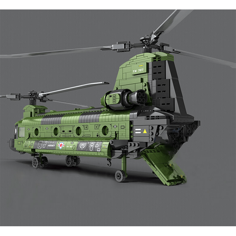 Transport Helicopter - Building Set | Power Brickz