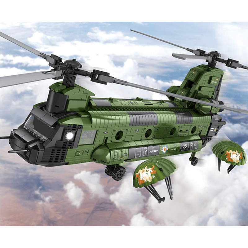 Transport Helicopter - Building Set | Power Brickz