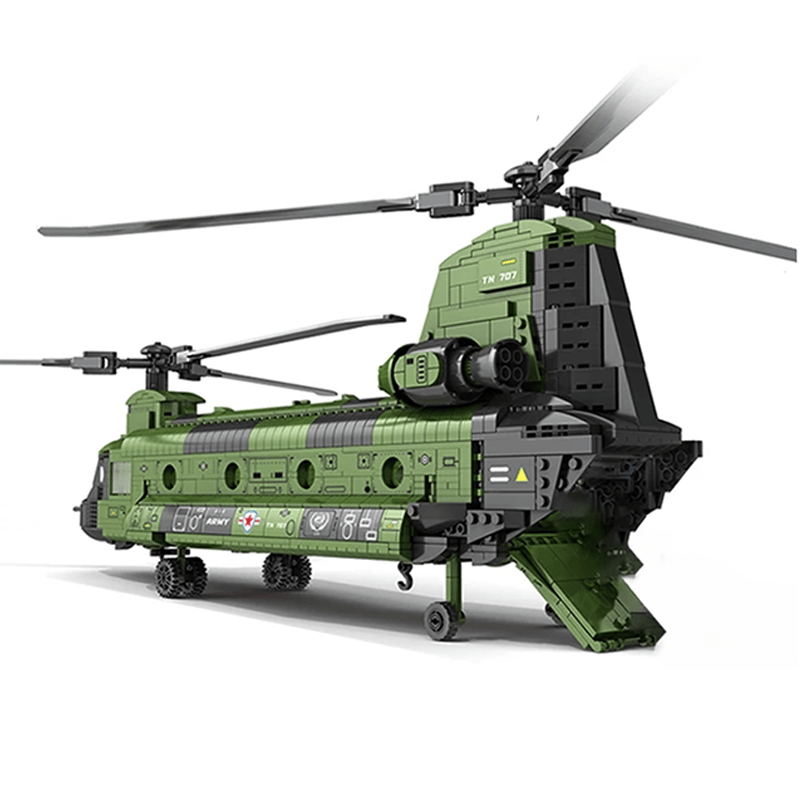 Transport Helicopter - Building Set | Power Brickz