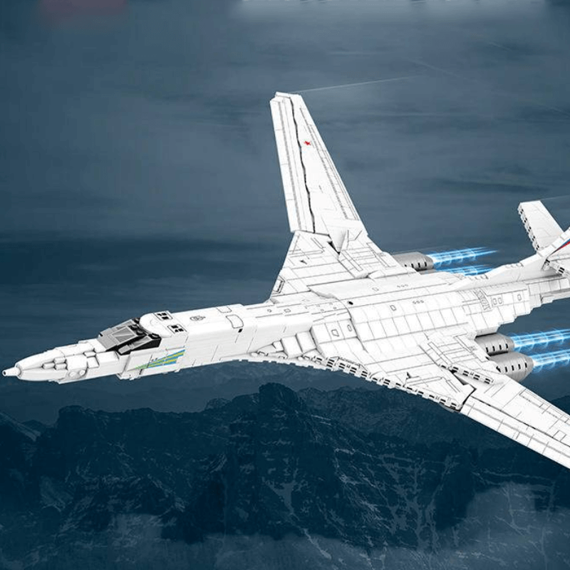 TU-160 Strategic Bomber - Building Set | Power Brickz