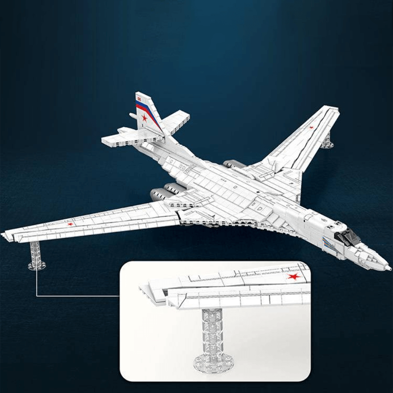 TU-160 Strategic Bomber - Building Set | Power Brickz