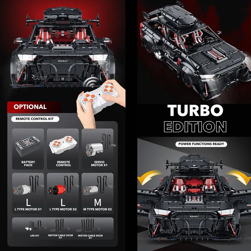 Turbocharged RS6 Performance Wagon - Building Blocks Set | Power Brickz
