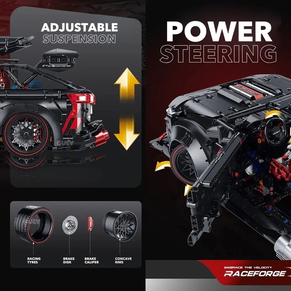 Turbocharged RS6 Performance Wagon - Building Blocks Set | Power Brickz