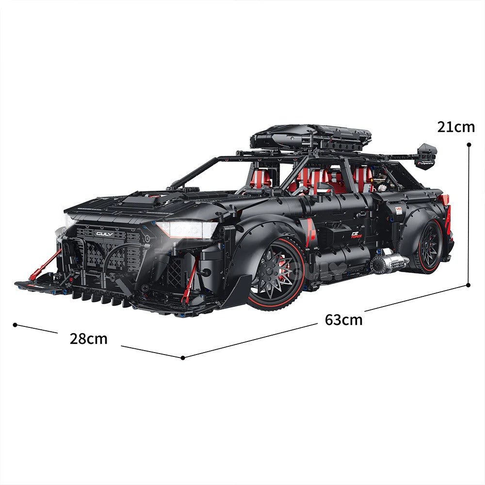 Turbocharged RS6 Performance Wagon - Building Blocks Set | Power Brickz