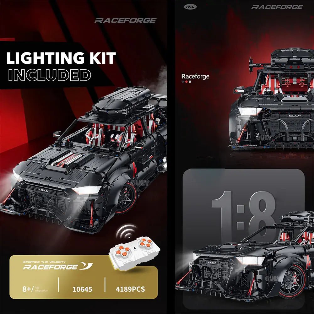 Turbocharged RS6 Performance Wagon - Building Blocks Set | Power Brickz