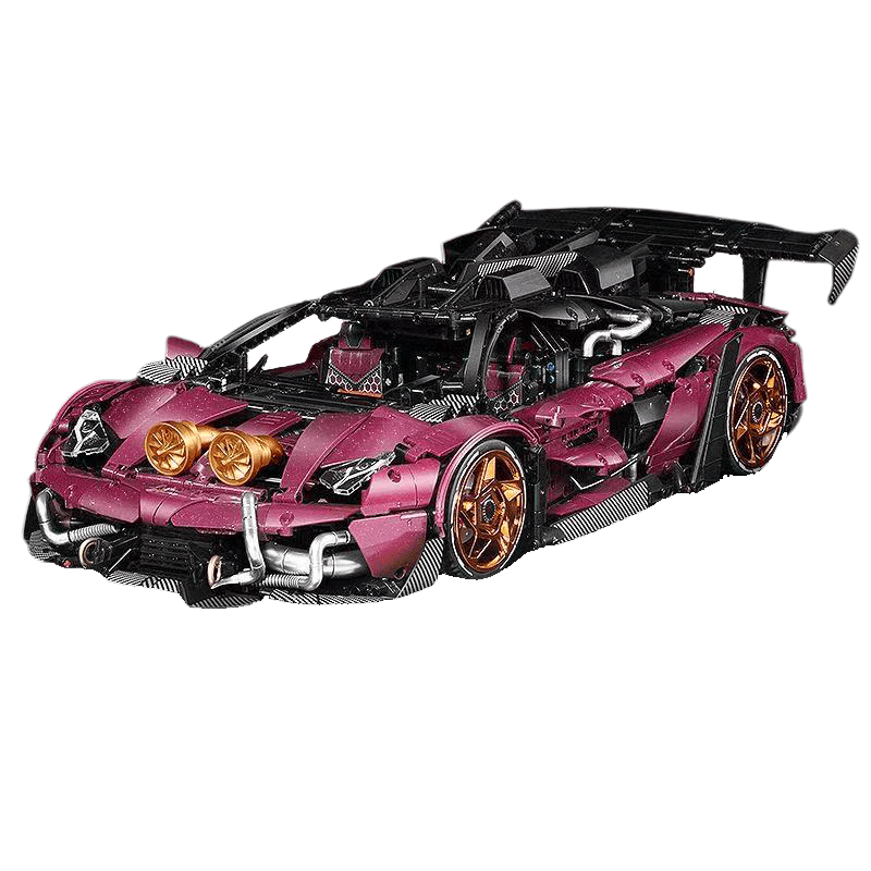 Turbocharged VLP Track Supercar - Building Blocks Set | Power Brickz