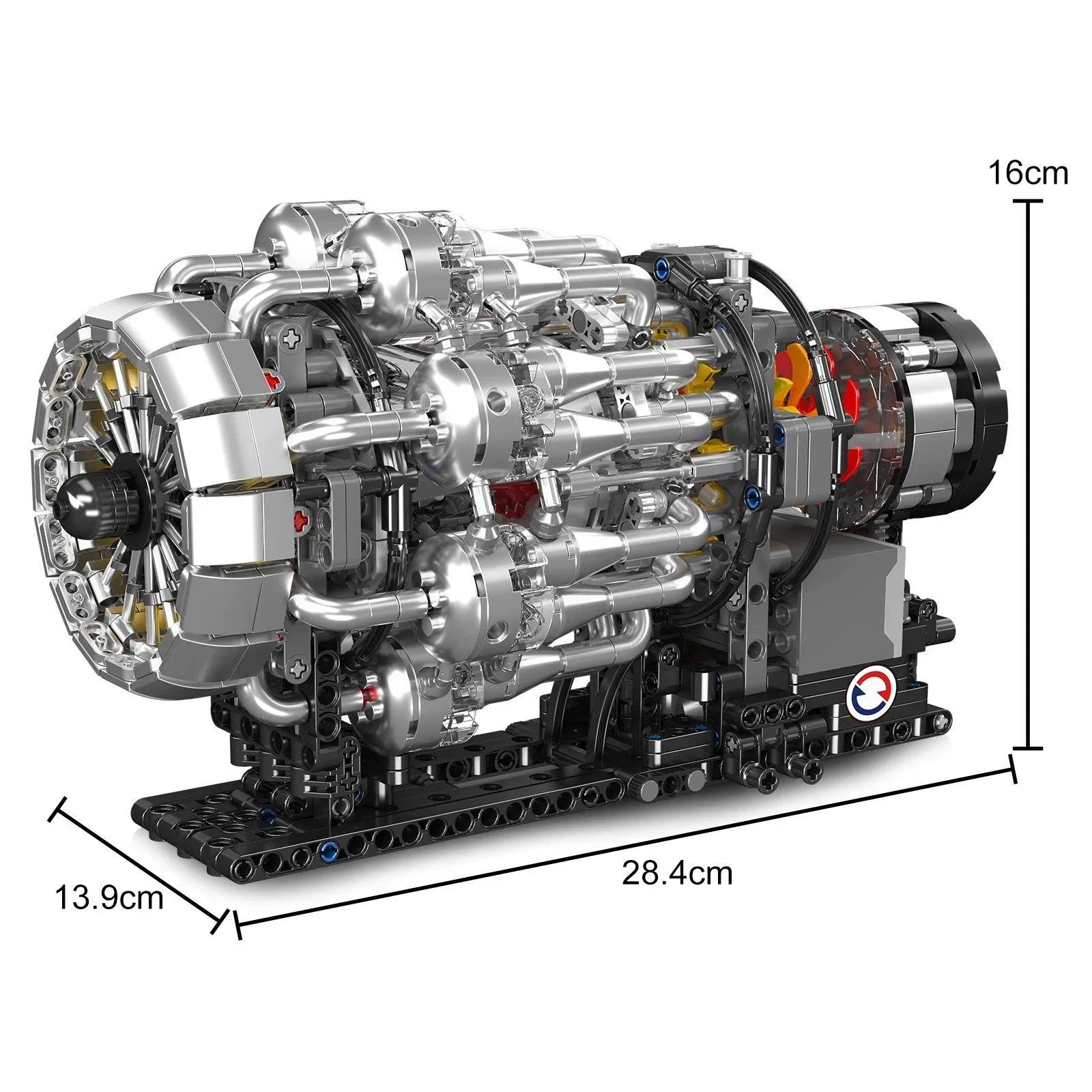 Turbojet Engine Model Kit | 1214pcs - Power Brickz