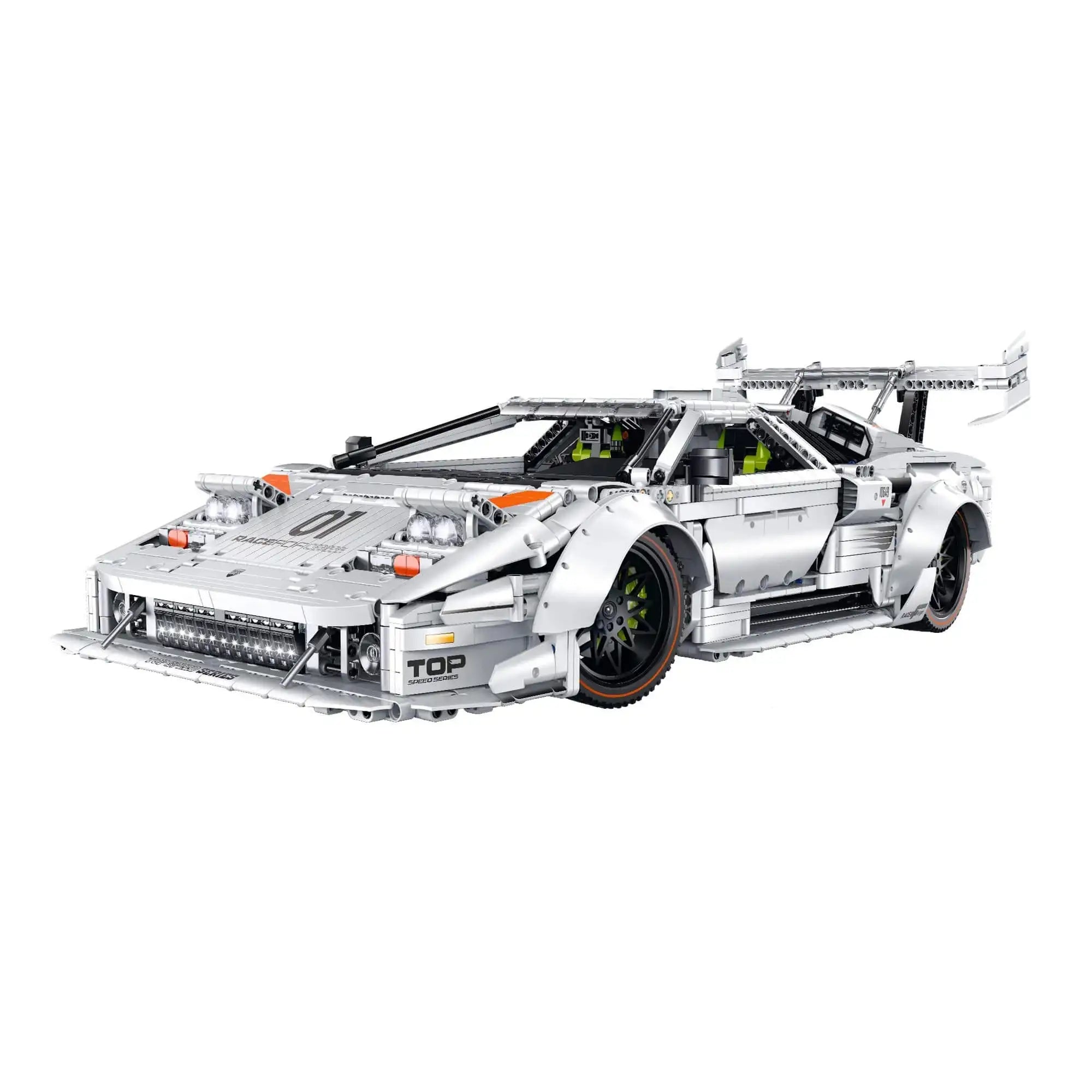 Twin-Turbo LP5000 Supercar Supercar Building Blocks | 3969 Pcs Twin-Turbo LP5000 Supercar Supercar Building Blocks | 3969 Pcs