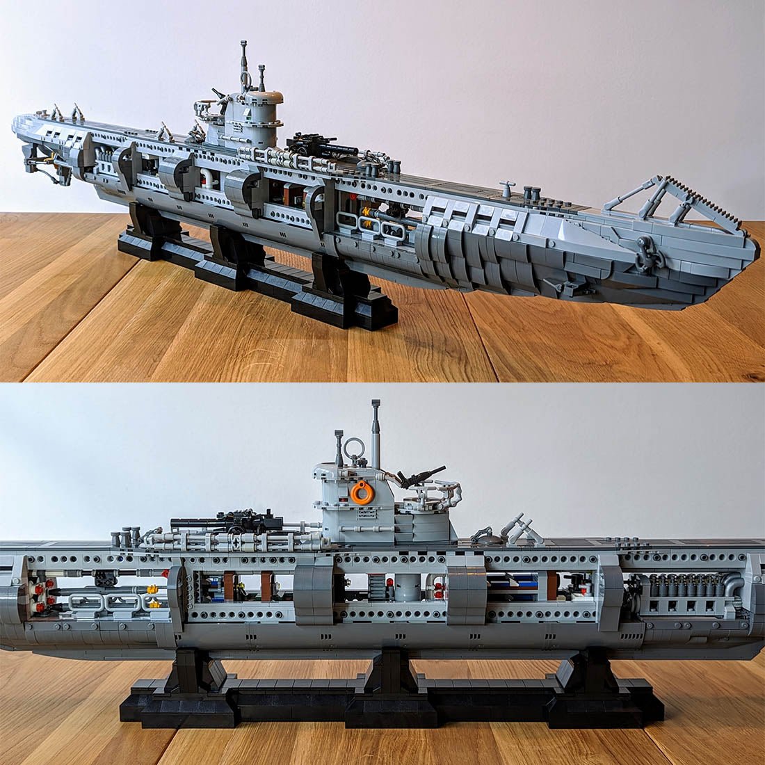 U-Boat Type Viic Submarine - Building Set | Power Brickz