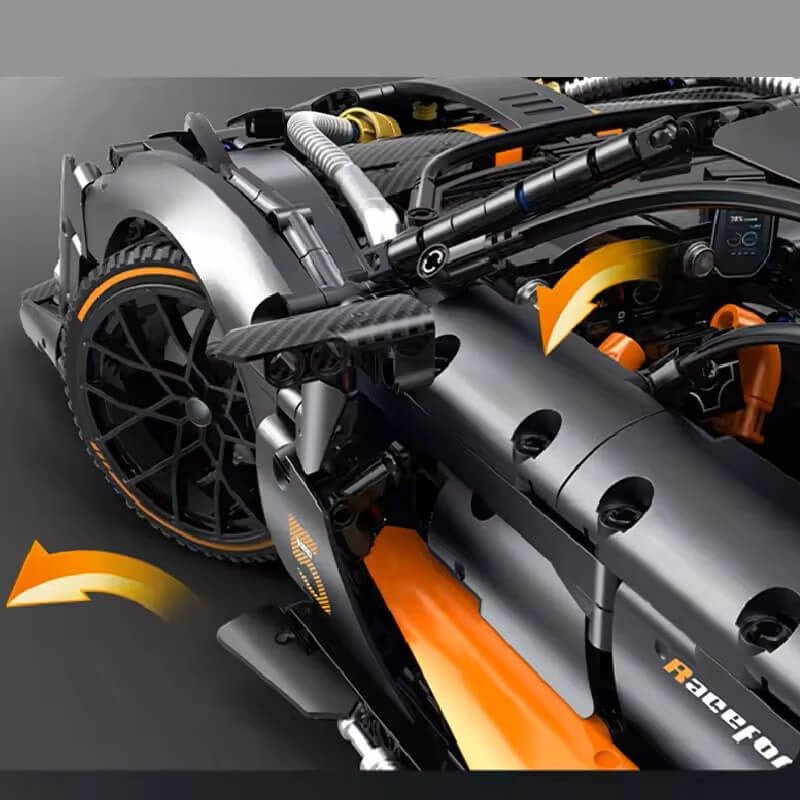 Ultimate Senna GTR Track Hypercar - Building Blocks Set | Power Brickz