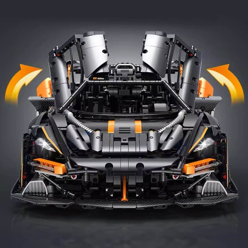 Ultimate Senna GTR Track Hypercar - Building Blocks Set | Power Brickz