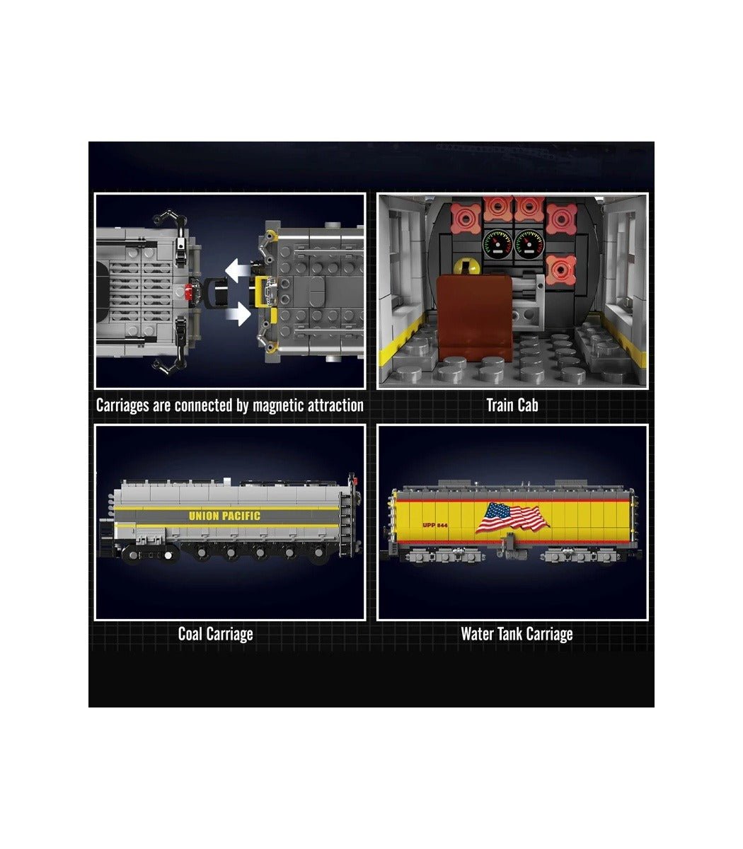 Union Pacific 844 Locomotive | 3358pcs - Power Brickz